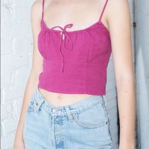 brandy melville the cropped tank top